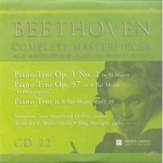 CD22 – Piano Trio: Op.1 No.2 in G Major / Op.97 “Erzherzogtrio” / WoO 39 in B-flat Major