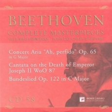 CD58 – Concert Aria “Ah, perfido” Op.65 / Bundeslied Op.122 in C Major Cantata on the Death of Emperor Joseph II WoO 87
