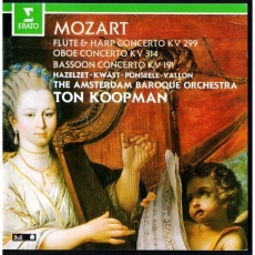 Mozart - Concertos For Flute and Harp (KV 299)/Bassoon (KV 191)/Oboe (KV 314)