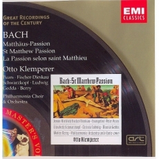 J.S.Bach - Matthew Passion. Philarmonia Choir & Orchestra, conductor - Otto Klemperer.