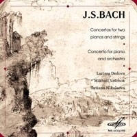 J.S.Bach. Concertos for Two Pianos and String. Concerto for Piano and Orchestra. Piano Larissa Dedova, Mikhail Volchok, Tatiano Nikolaeva