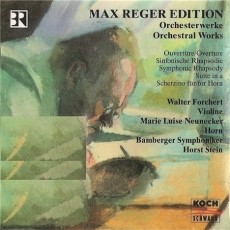Reger - Eine Lustspielouvertuere, Sinf. Rhapsodie fuer Violine & Orch., Suite a-moll, Scherzino (Horst Stein)