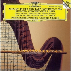 Mozart, Flute and Harp Concerto K.299, Sinfonia Concertante K.297B (Guiseppe Sinopoli)