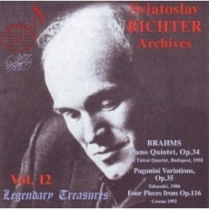 Sviatoslav Richter Archives - Vol.12 - Brahms