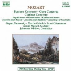 Mozart. Konzerte fuer Fagott, Oboe, Klarinette (Turnovsky, Gabriel, Ottensamer, Wildner)
