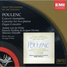 Francis Poulenc - Concertos for harpsichord, two pianos, organ