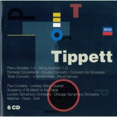 Tippett - Sonatas, Quartets, Double Concerto, Symphonies, etc