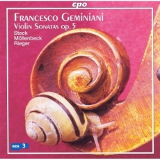 Geminiani. Violin Sonatas Op.5. Anton Steck