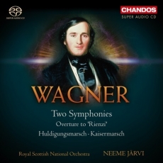 Wagner. Two Symphonies, Overtuer to Rienzi. Neeme Jarvi