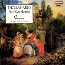 Arne - Four Symphonies (Cantilena, Adrian Shepherd)