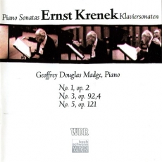 Ernst Krenek: Piano Sonatas Nos. 1, 3 & 5 (Geoffrey Douglas Madge)