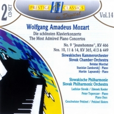 Mozart The Most Admired Piano Concertos
