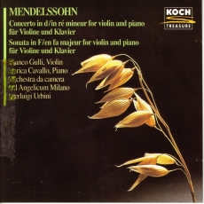 Gulli - Mendelssohn-Concerto in D minor,Sonata in F Major