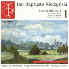 Kleczynski – String Trios, Op. 4 (Trio Alegrija)