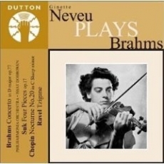 Neveu Plays Brahms