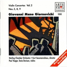 Giovanni Mane Giornovichi - Violin Concertos Vol. 2 Nos. 3, 8, 9