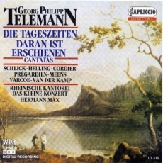 Telemann - Die Tageszeiten; Daran ist erschienen - Max