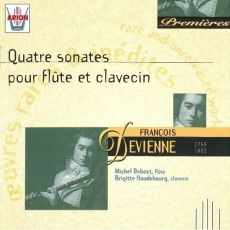 Devienne - Quatre sonates pour flute et clavecin - Michel Debost, Brigitte Haudebourg