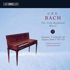 Bach C.P.E.  - The Solo Keyboard Music, Vol. 37 - Miklos Spanyi