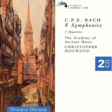 Bach C.P.E. - 8 Symphonies, 3 Quartets - Christopher Hogwood