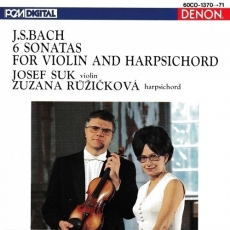 Bach - 6 Sonatas for Violin and Harpsichord - Josef Suk, Zuzana Ruzickova