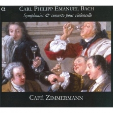 Bach C.P.E - Symphonies and concertos pour violoncelle - Cafe Zimmermann