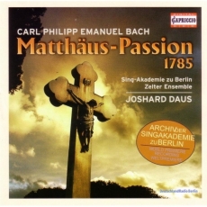 Bach C.P.E. - Matthaus Passion - Joshard Daus