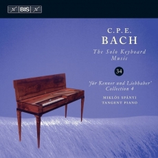 Bach C.P.E.  - The Solo Keyboard Music, Vol. 34 - Miklos Spanyi