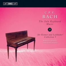 Bach C.P.E.  - The Solo Keyboard Music, Vol. 35 - Miklos Spanyi
