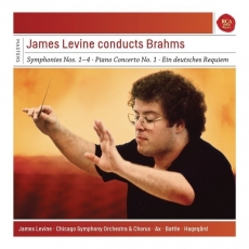Brahms - Symphonien, Klavierkonzert Nr. 1, Ein deutsches Requiem - James Levine