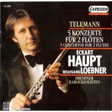 Telemann - 5 Concertos for 2 Flutes - Eckart Haupt, Wolfgang Loebner