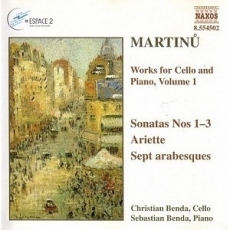 Martinu - Works for Cello and Piano - Christian Benda, Sebastian Benda
