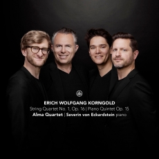 Erich Wolfgang Korngold - String Quartet No. 1, Piano Quintet - Alma Quartet Amsterdam