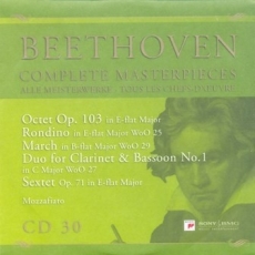 CD30 – Octet Op.103 in E-flat Major / Rondino WoO 25 / March in B-flat Major WoO 29 Duo for Clarinet and Bassoon No.1 in C Major WoO 27 / Sextet Op.71 in E-flat Major