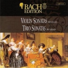 Sonata in E minor for violin & basso continuo, BWV 1023; Sonata in G for violin & basso continuo, BWV 1021; Trio Sonata in G, BWV 1039; Trio Sonata in G, BWV 1038