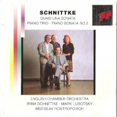 Alfred Schnittke - Quasi una Sonata, Klaviersonate No.2, Trio fuer Violine, Cello und Klavier (Rostropovich - Eng. Ch. Orch.)