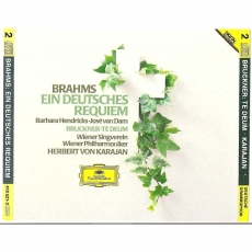 Brahms - Ein Deutsches Requiem, Bruckner - Te Deum (Karajan, Hendricks, van Dam)