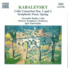 Kabalevskij - Cello Concertos 1 & 2, Symphonic Poem ''Spring'' (Golovschin; Rudin)