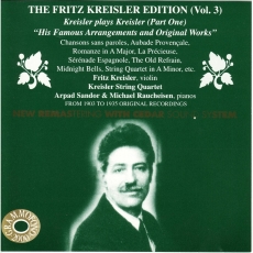 Kreisler edition - Vol. 3-4 ''Kreisler plays Kreisler''