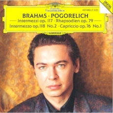 Brahms. Intermezzi op. 117, Rhapsodien op. 79, Intermezzo op. 118 No. 2, Capriccio op. 76 No. 1. Ivo Pogorelich