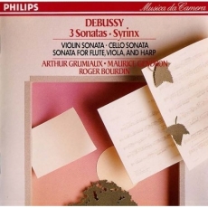 Claude Debussy - 3 Sonatas, Syrinx (Grumiaux, Hajdu, Gendron, Bourdin)