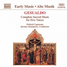 Gesualdo - Complete Sacred Music for Five Voices (Oxford Camerata)