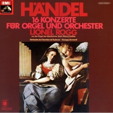 Handel - 16 Konzerte fur Orgel und Orchester - Lionel Rogg