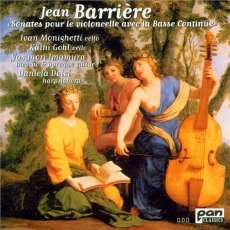 Jean Barriere - Sonates pour le violoncelle - Ivan Monighetti