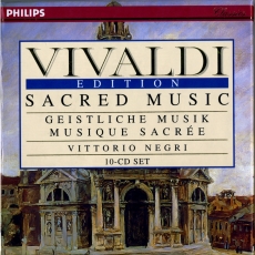 Vivaldi Edition Vol.3 - Sacred Music (Vittorio Negri) 10CD (Philips)