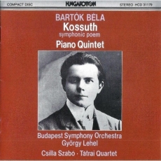 Bartok - Kossuth, Piano Quintet - Gyorgy Lehel, Csilla Szabo, Tatrai Quartet