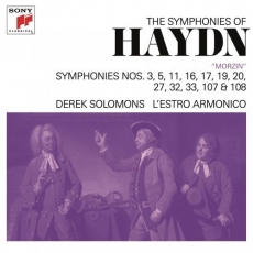 Haydn - Symphonies Nos. 3, 5, 11, 16, 17, 19, 20, 27, 32, 33, 107 & 108 - L'Estro Armonico, Derek Solomons