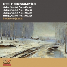 Shostakovich - String Quartets Nos. 10, 11, 12 & 13 - Beethoven Quartet