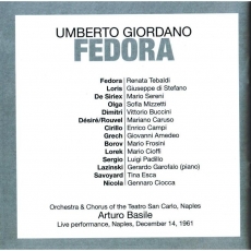 Giuseppe Di Stefano - Legendary Performances - CDs 13-14: Umberto Giordano - Fedora