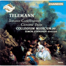 Telemann - Sonates Corellisantes; Canonic Duos - Collegium Musicum 90, Simon Standage